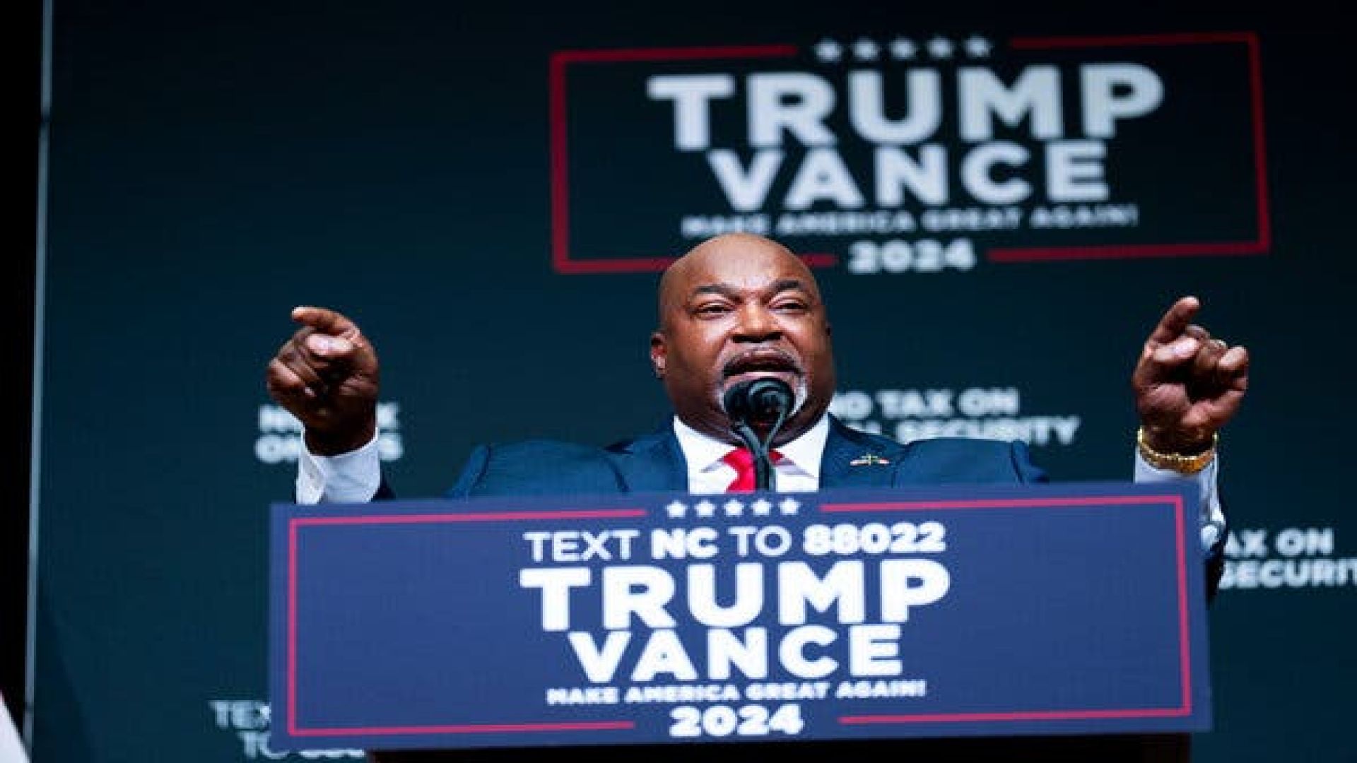 A Day After Most of His Staff Resigned, Mark Robinson Is Continuing to Campaign